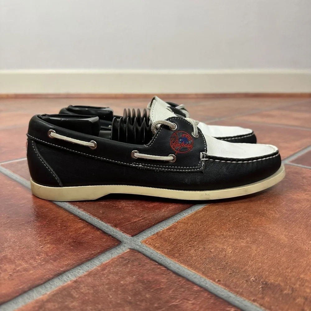 Allen Edmonds MLB New York Yankees Slip-On Boat Shoes Size 8.5